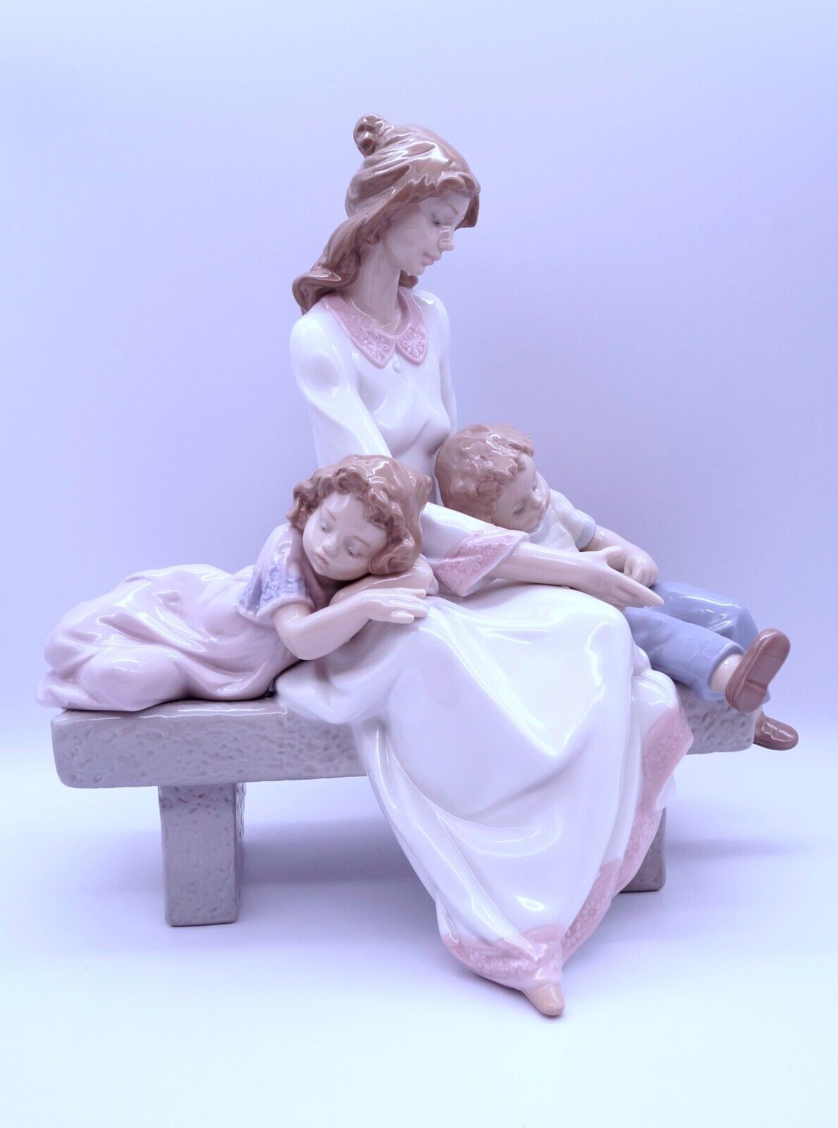 Lladro 6765 An Afternoon Nap Mother with Two Children Lladro 6765 An Afternoon Nap Mother with Two Children