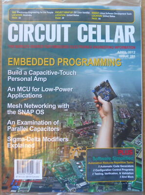 Circuit Cellar Electronics Hobby Project Magazine April 2012 Issue 261 Sealed