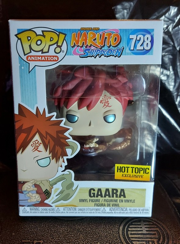 Funko POP! Naruto – Gaara (Metallic) Vinyl Figur, 10 Cm, Sammelbar, Offiziell Lizenziert