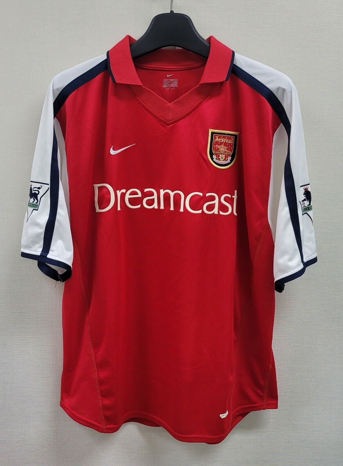 2001-02 Arsenal Home S/S No.10 BERGKAMP Premier League 01-02 2001-02 Arsenal Home S/S No.10 BERGKAMP Premier League 01-02