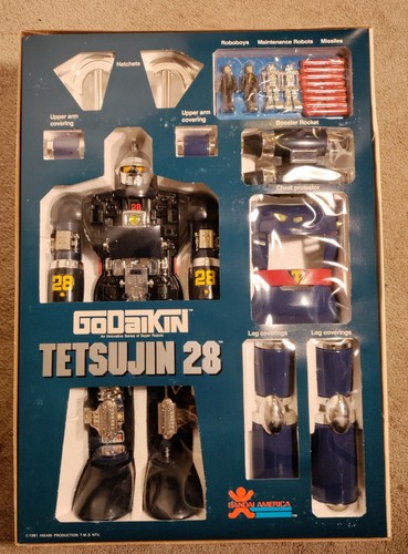 TETSUJIN 28 Godaikin, POPY, BANDAI of AMERICA-Very Rare- Die