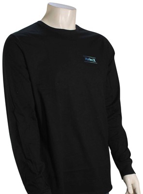 

Футболка Hurley Everyday Washed One And Only Slashed LS — черная — новинка, Черный