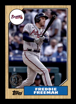 2022 Topps #T87-53 Freddie Freeman Atlanta Braves Baseball