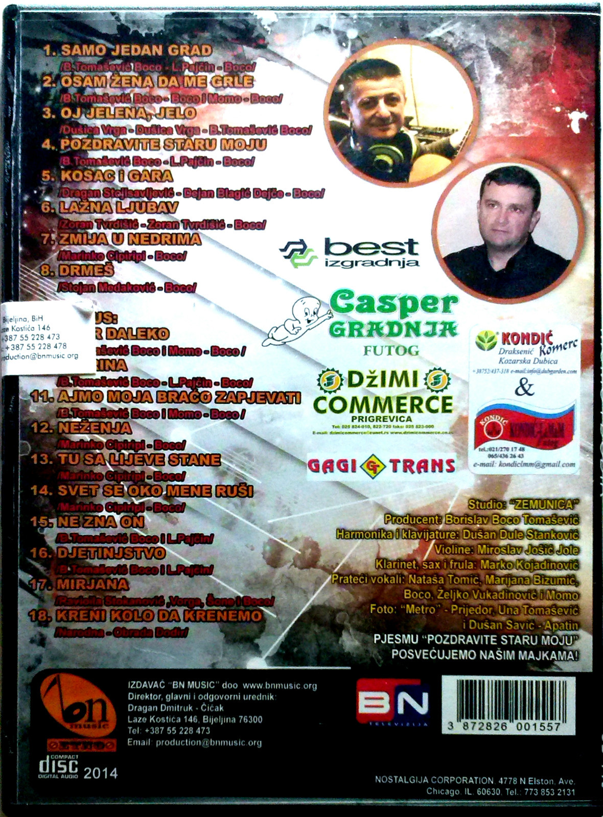 CD MOMO & DODIR album 2014 BN MUSIC