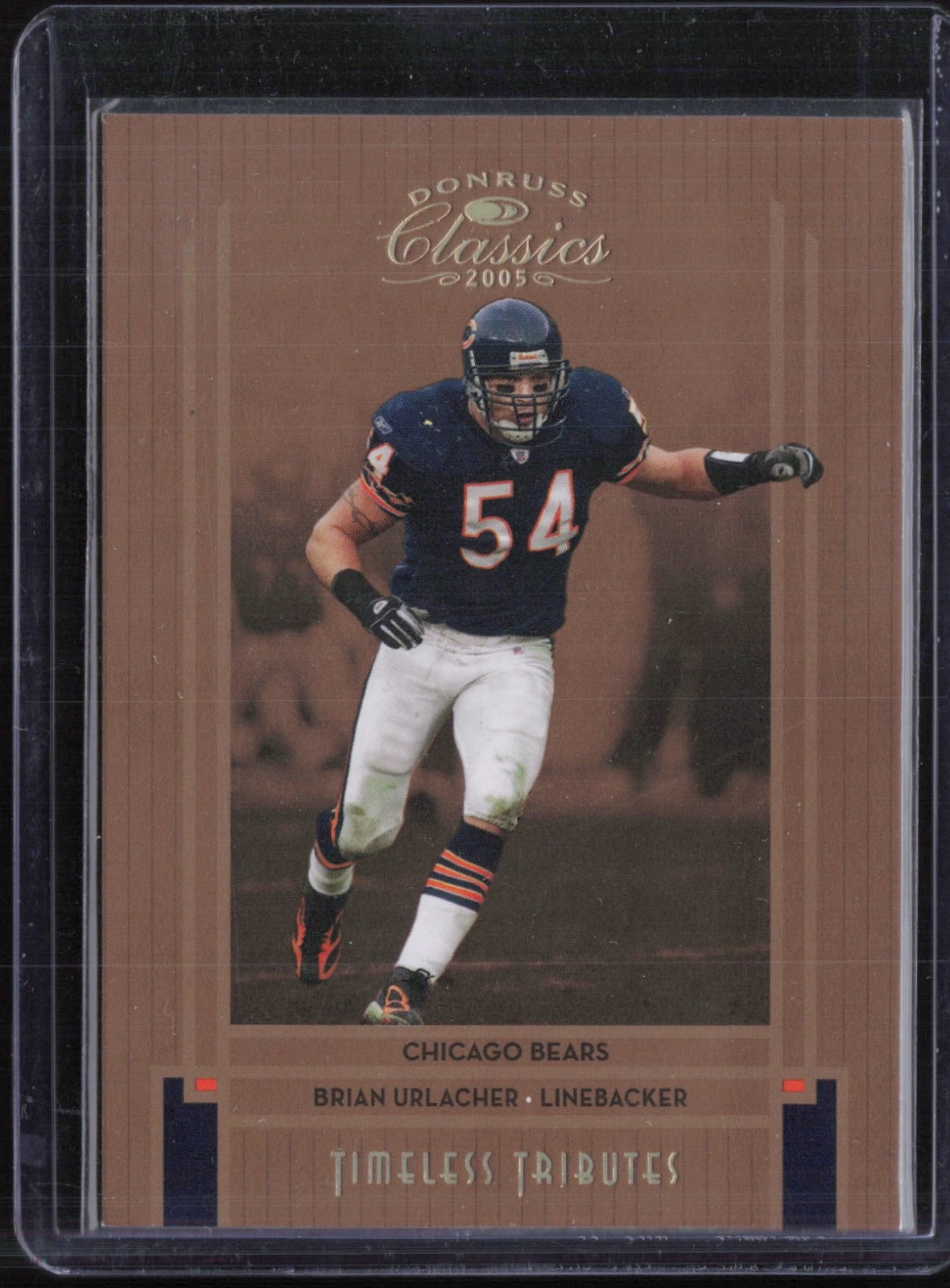 2005 Donruss Classics Timeless Tributes Gold #16 Brian Urlacher  22/100