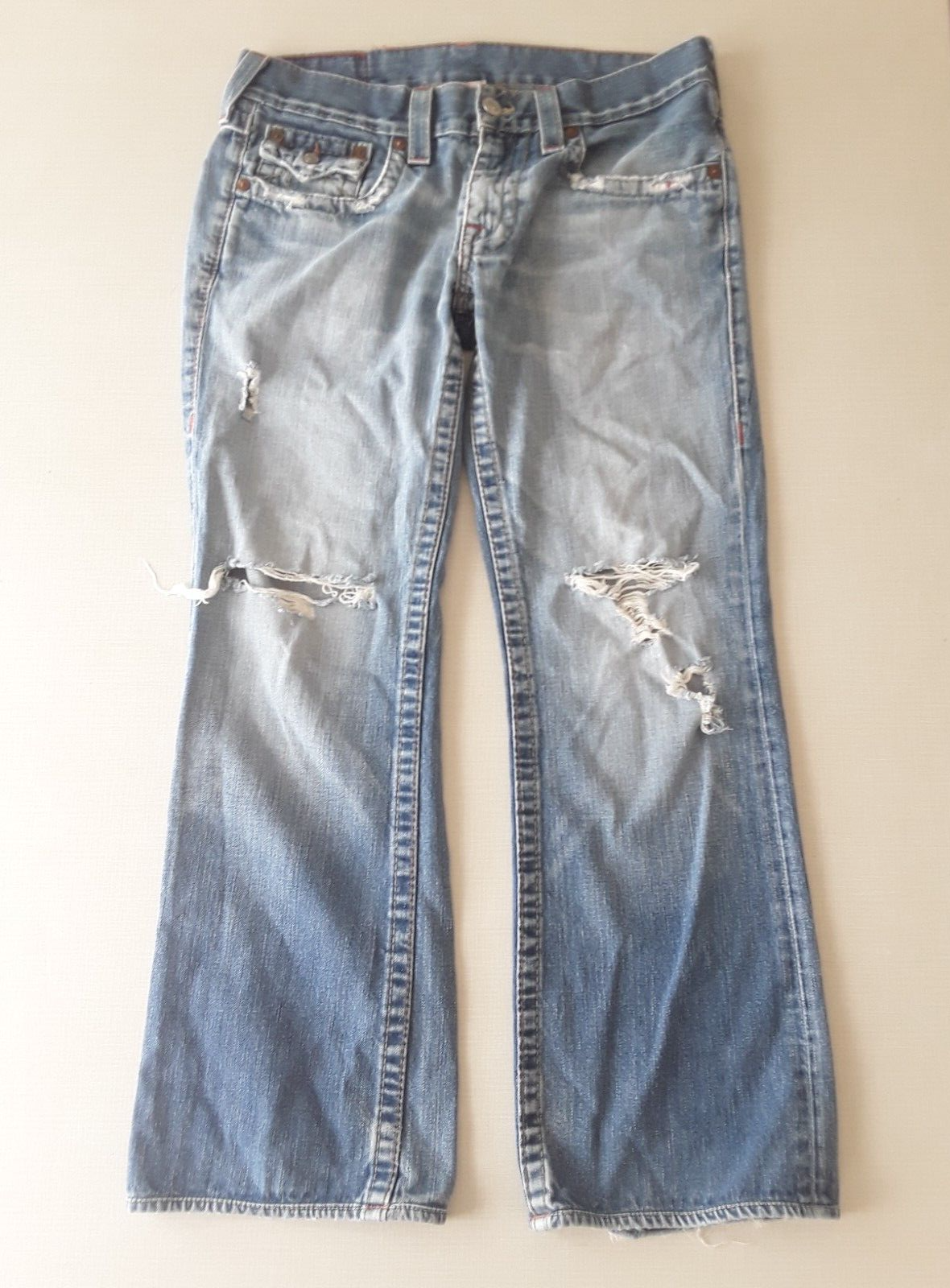 VTG USA True Religion Billy Row 32 Seat 33 Mens (32x29 VTG USA True Religion Billy Row 32 Seat 33 Mens (32x29