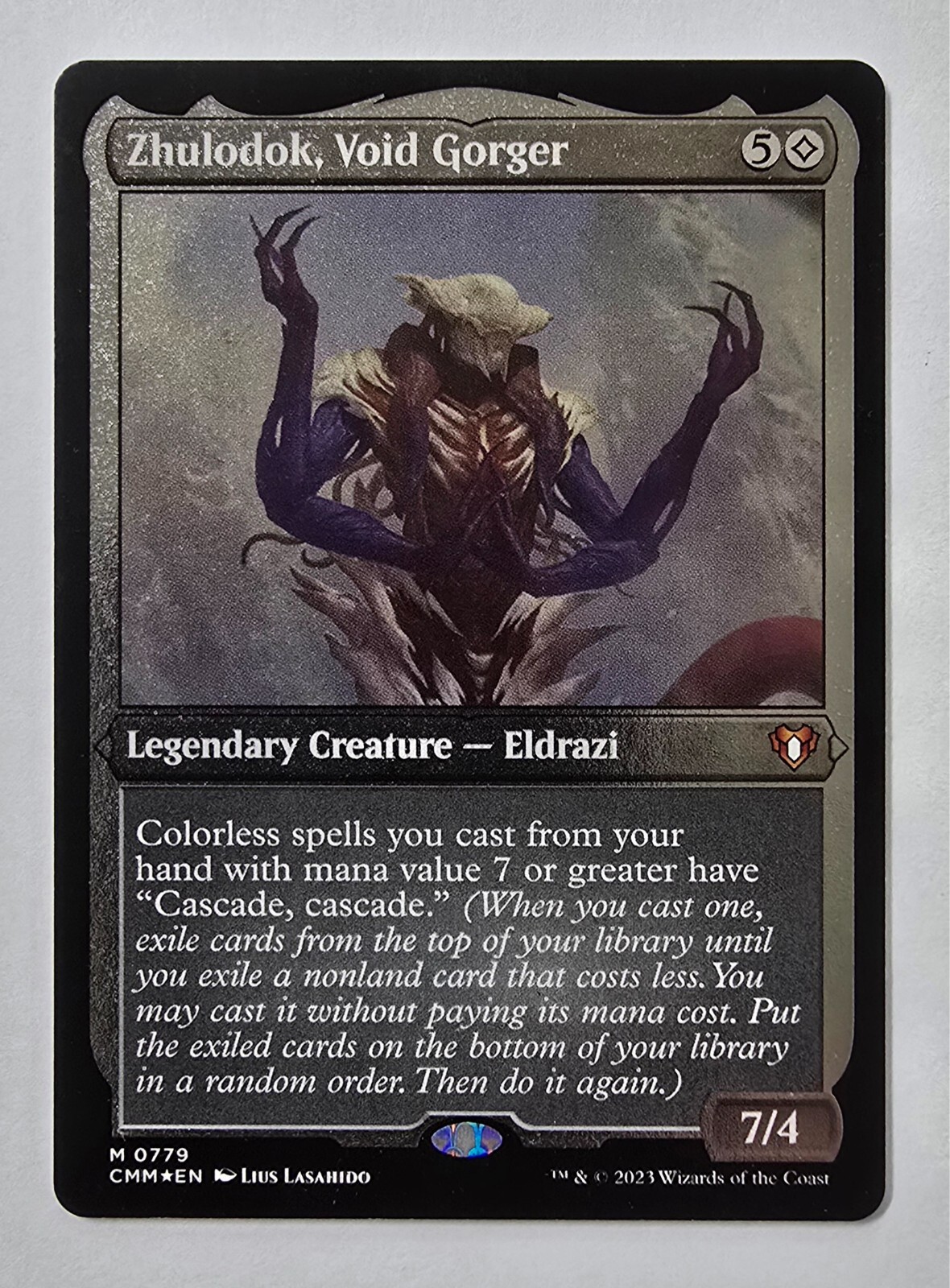 MTG 孤独　foil MTG FOIL Zhulodok, Void Gorger - Commander Masters #704 | eBay