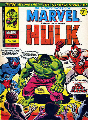 MARVEL Comics INCREDIBLE HULK No. 103 British Issue
