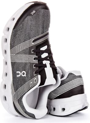 Pre-owned On Running Cloudgo Mens Sneaker Black White Size Us 6 - 13
