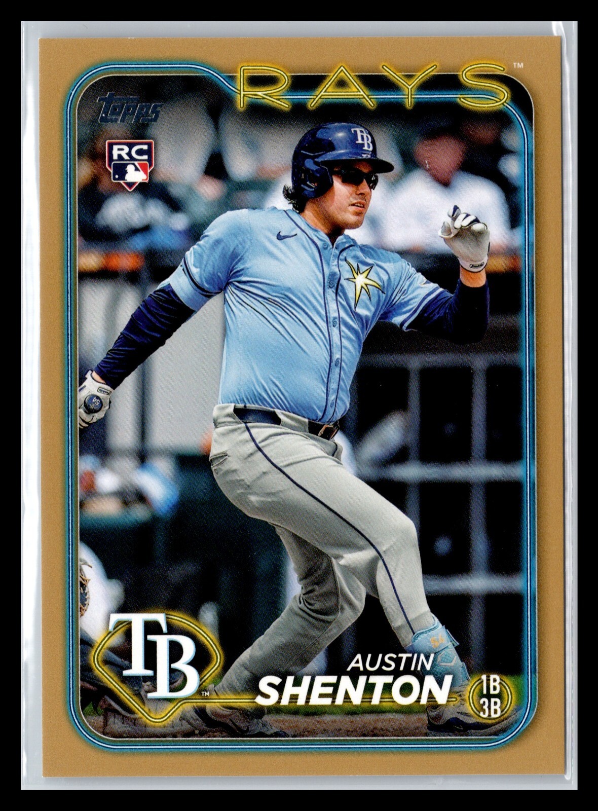 2024 Topps Update US275 Austin Shenton Rays Rookie Gold