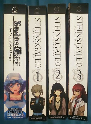 Steins;Gate & Steins;Gate 0 (Vol 1-3) Complete Manga Omnibus Set English