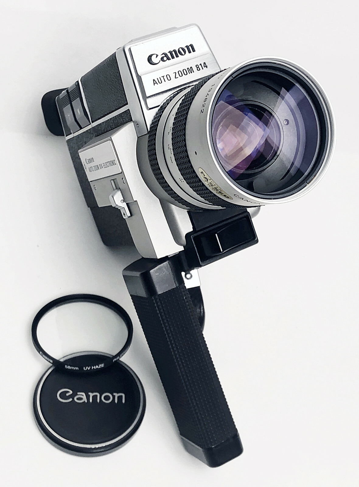 Canon Auto Zoom 814 Electronic Super 8 movie camera Film Tested MINTの