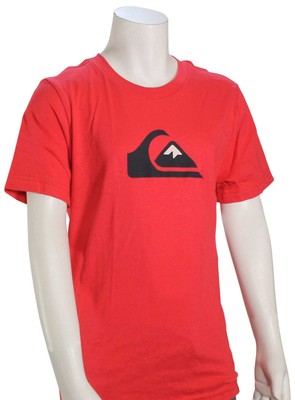 

Футболка с логотипом Quiksilver Boys Comp — красная — новинка, Красный