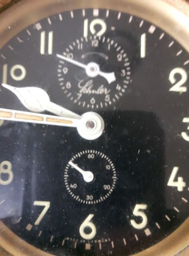 antique Schuler alarm clock