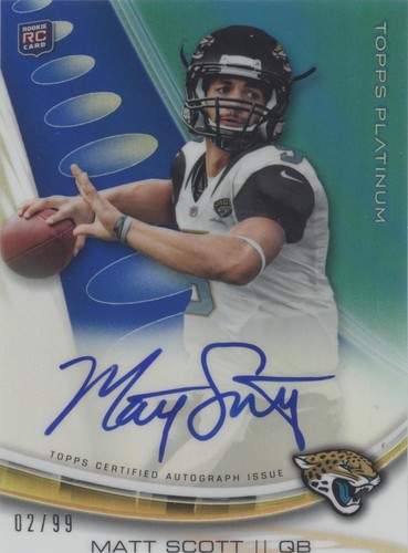 2013 Topps Platinum Matt Scott #A-MS