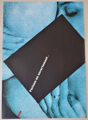 UWE LOESCH affiche originale sérigraphie ''LUTTE CONTRE LE SIDA''  1993