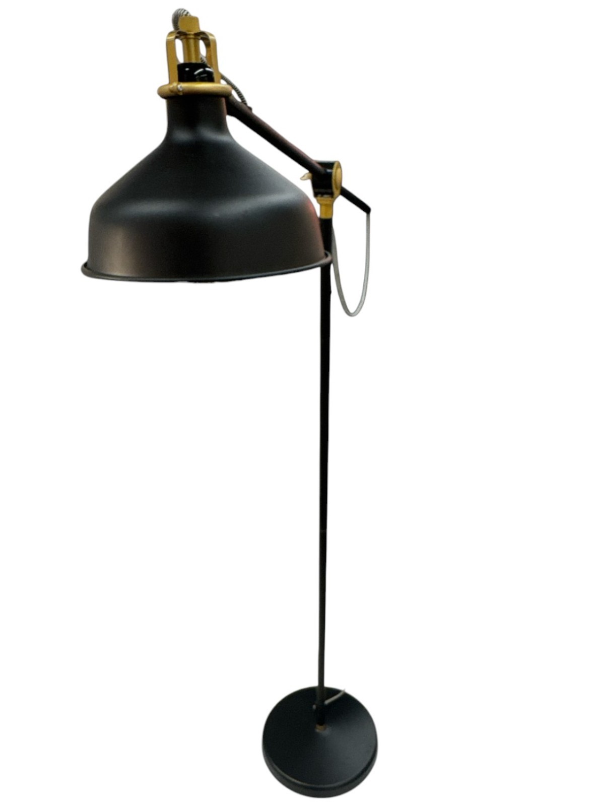 New IKEA RANARP Black Floor Reading Lamp 153 cm (60 