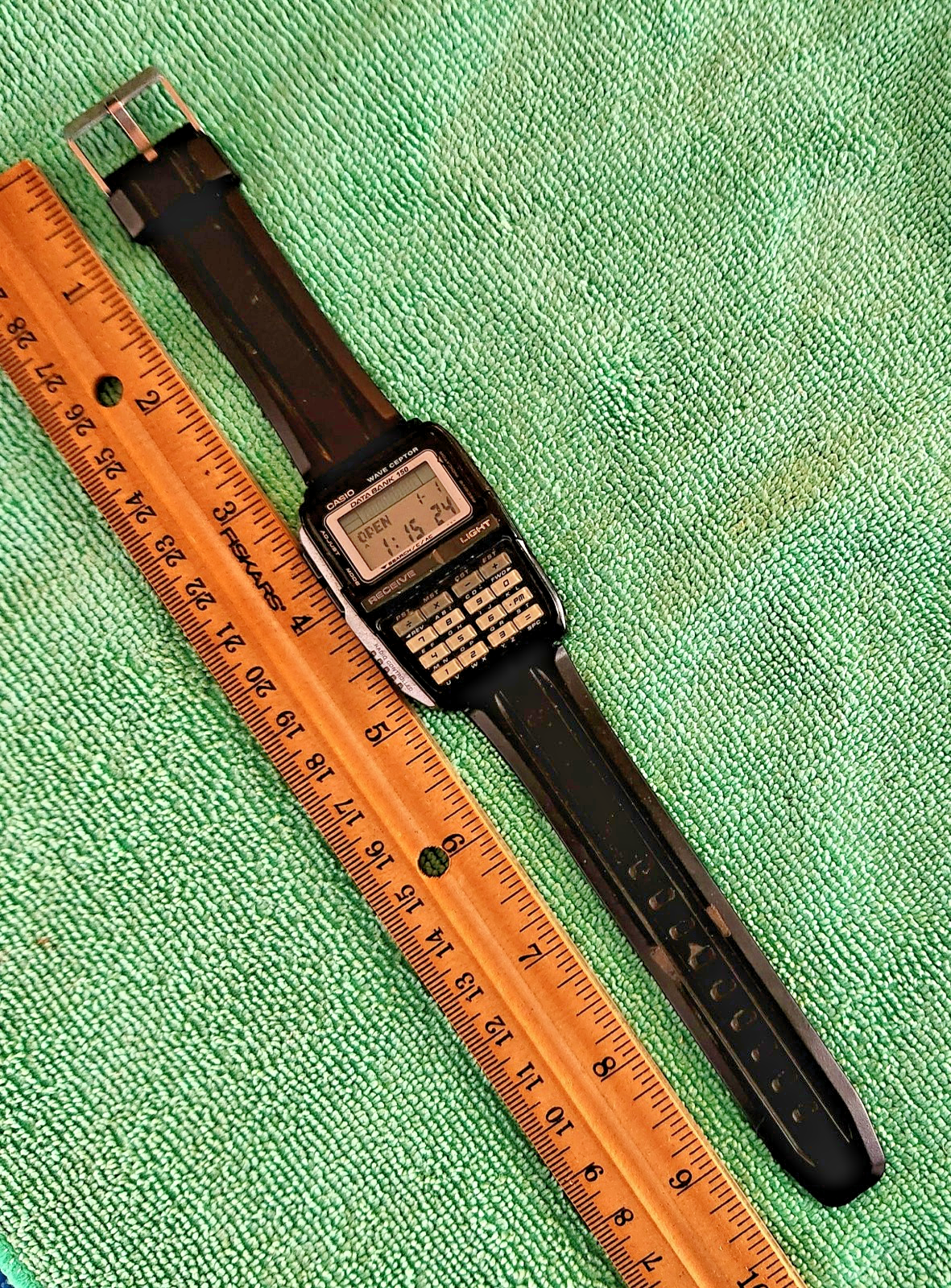 Vintage Casio Wave Ceptor Data Bank 150 Wristwatch DBC-W150 2296