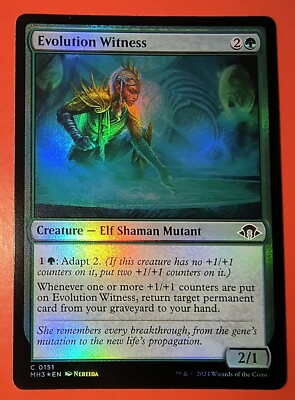 MTG: *EVOLUTION WITNESS*   FOIL FINISH/  MH3/#151/ NM / Common/ Unplayed 