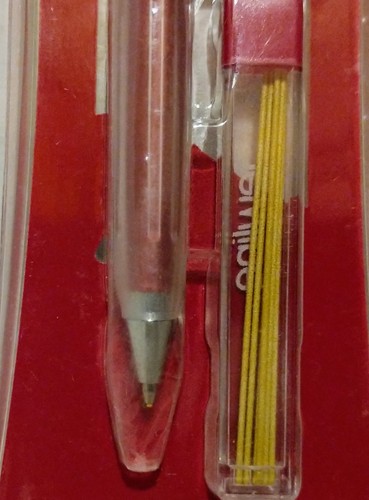 NEW SEWLINE Fabric Pencil - Mechanical Pencil with Refills - White & Yellow