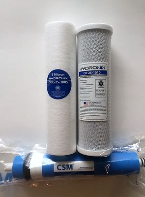 HYDRO-LOGIC STEALTH SMALL BOY 200 ANNUAL REPLACEMENT FILTER PACK-35 GPD MEMBRANE