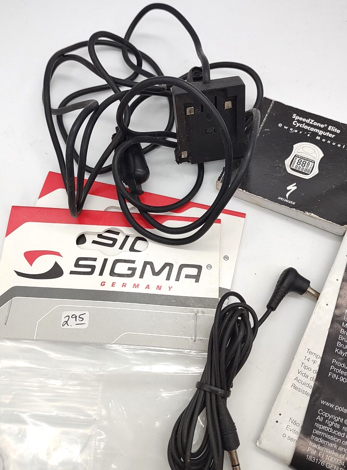 Vintage Lot Computer Parts Cycleops Cat Eye Sigma Specialized Manual Mount Parts