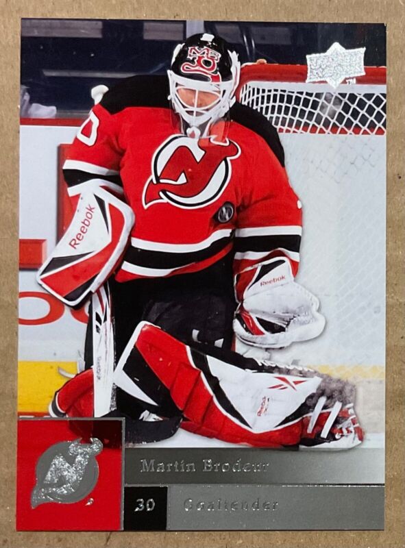 2009-10 Martin Brodeur Upper Deck Series 1 Goalie Card #50 New Jersey Devils