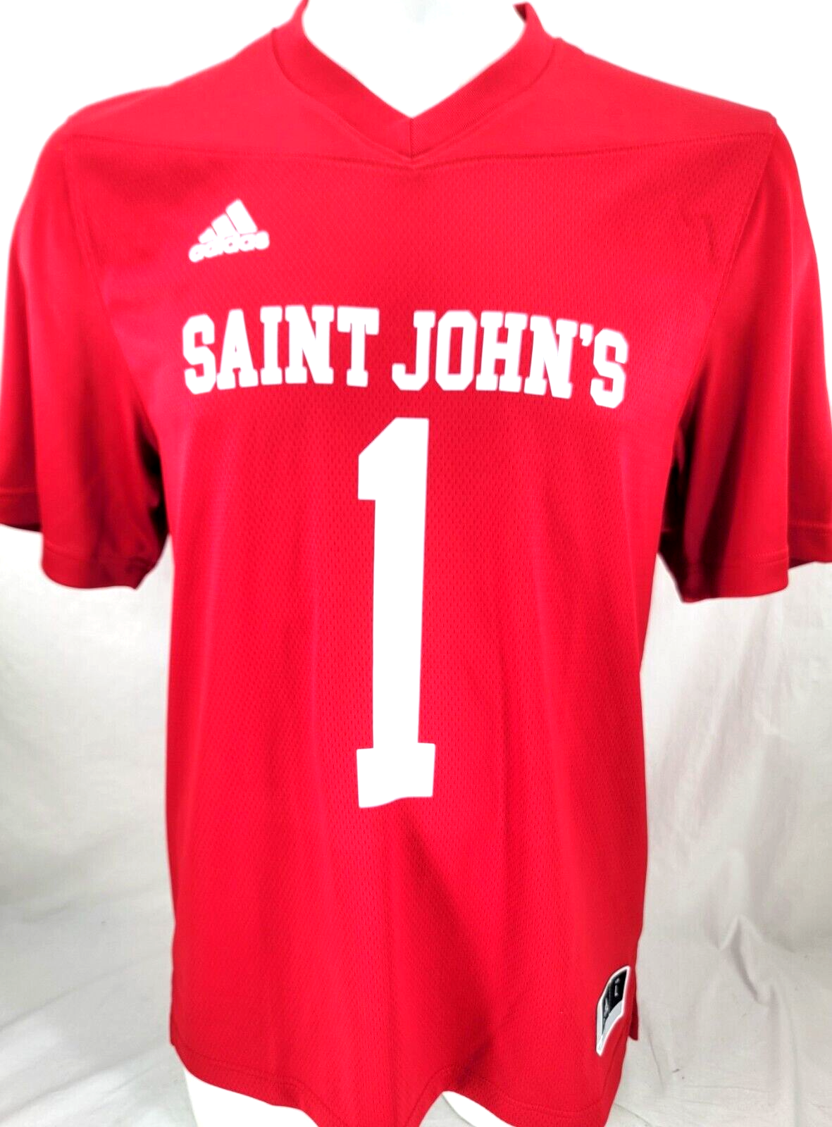NEW Saint John's Red Storm 1 Adidas Red SS Replica Football