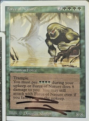 MTG. Force of Will . Signed. Alliances Terese Nielsen. | eBay