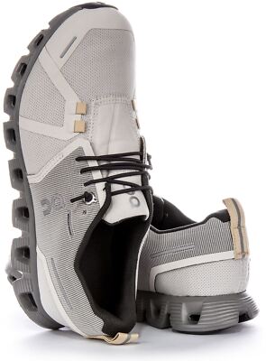 Pre-owned On Running Cloud 5 Waterproof Womens Sneakers Shoe Pearl White Us 5 - 11