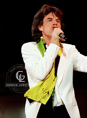 Mick Jagger Concert Photograph From Original Negative