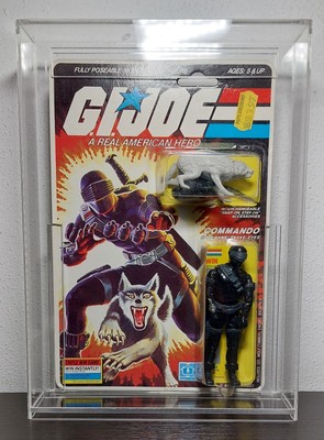 G.I. Joe 1985 Snake Eyes V1. Triple Win MOC. Mint +. Really Awesome!