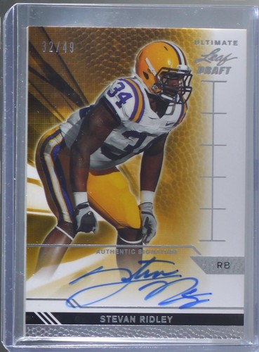 2011 Leaf Ultimate Draft Stevan Ridley #U-SR1