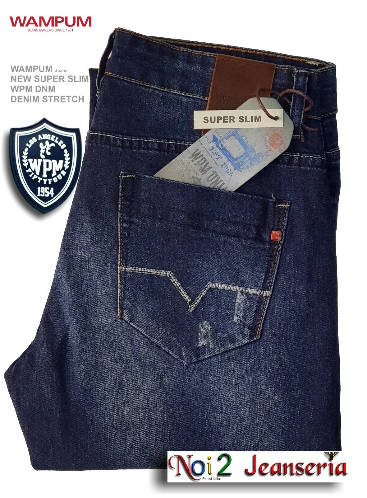 WAMPUM JEANS SUPER SLIM SIZES 46 TO 56
