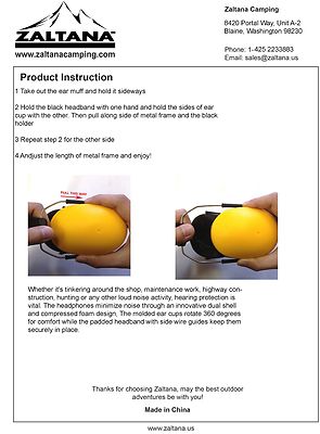 Performance Yellow Ear Protection