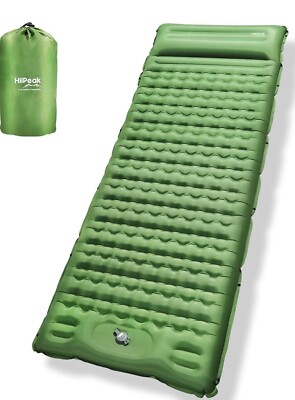 HiiPeak Sleeping Pad for Camping- Ultralight Inflatable Sleeping Mat w/Pump