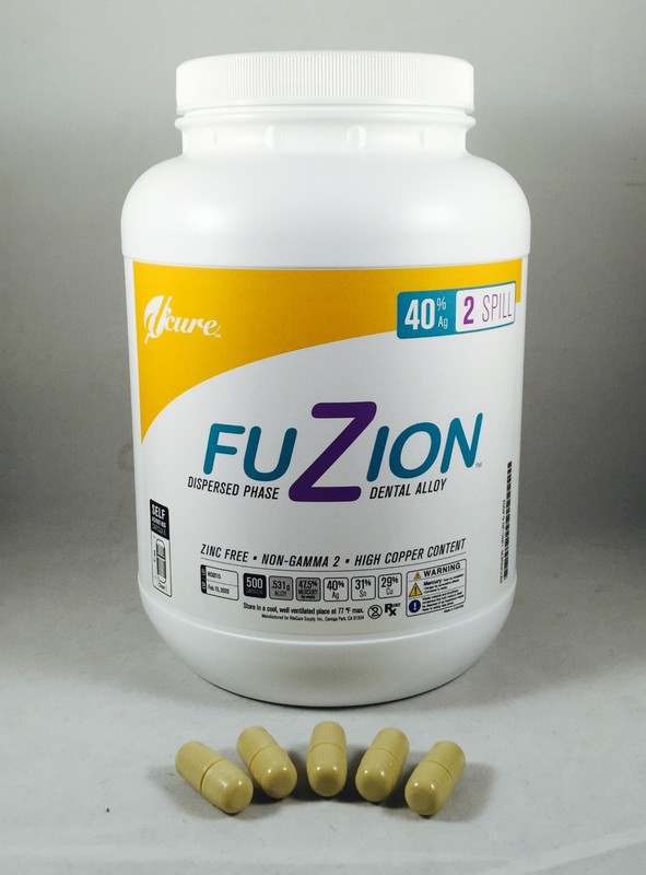 FUZION Dispersed Phase Dental Alloy 40% 2 SPILL Capsules 