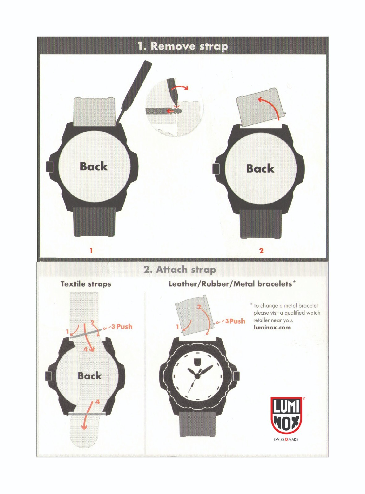 Genuine Luminox Band 23mm 3050 3150 3080 3950 8400 8800 NAVY SEAL EVO Black