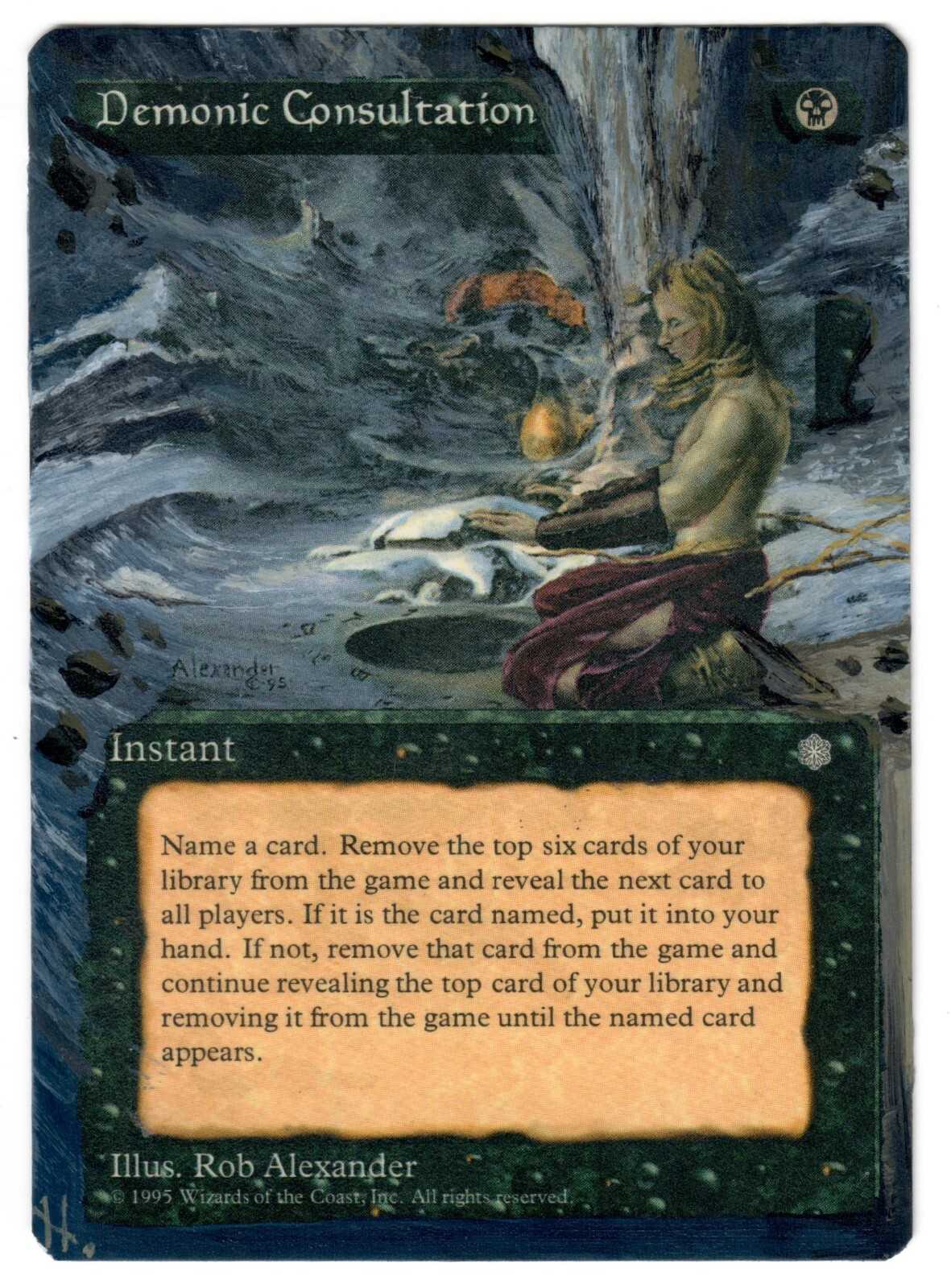 マジック：ザ・ギャザリング Demonic Consultation mb2 foil Demonic Consultation (MB2-181) - Mystery Booster 2 Foil
