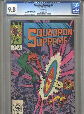 Squadron Supreme #3 CGC 9.8 (1985) 1st Series Doctor Spectrum Nuke Only 5 @ 9.8 