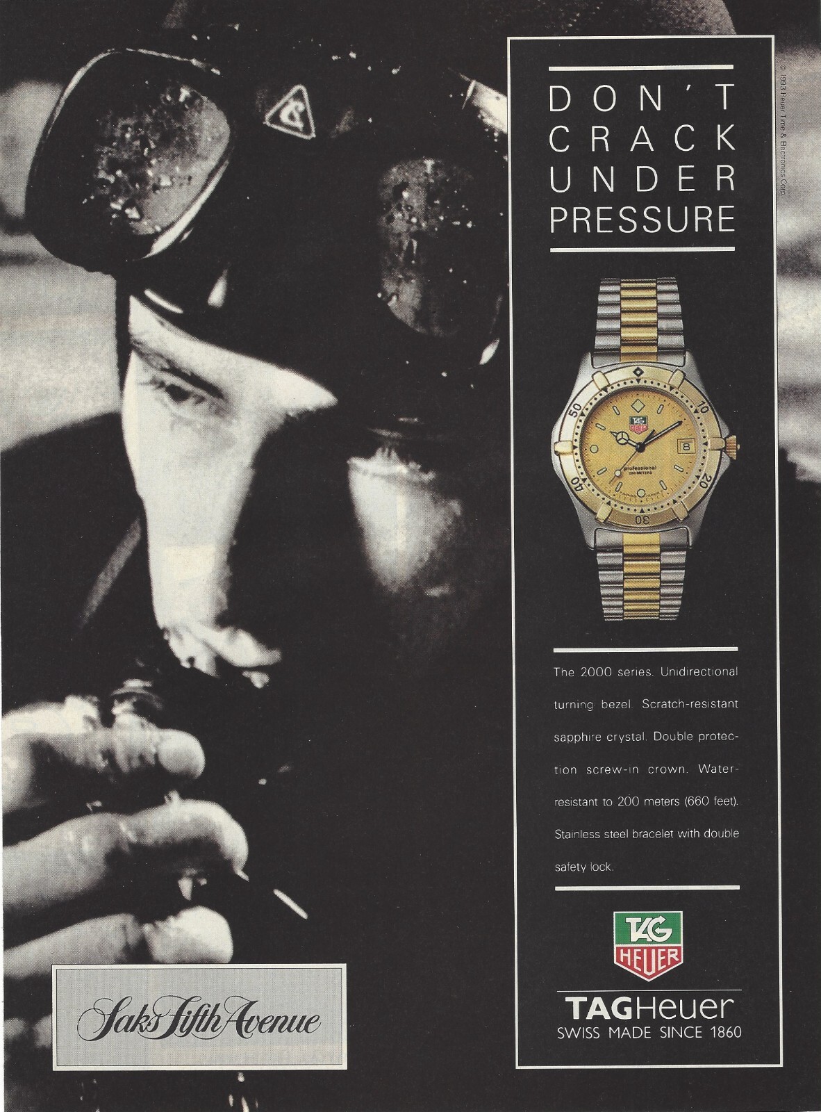 TAG HEUER 2000シリーズ Vintage Tag Heuer 2000 Series Quartz Calibre 185 Men's Watch