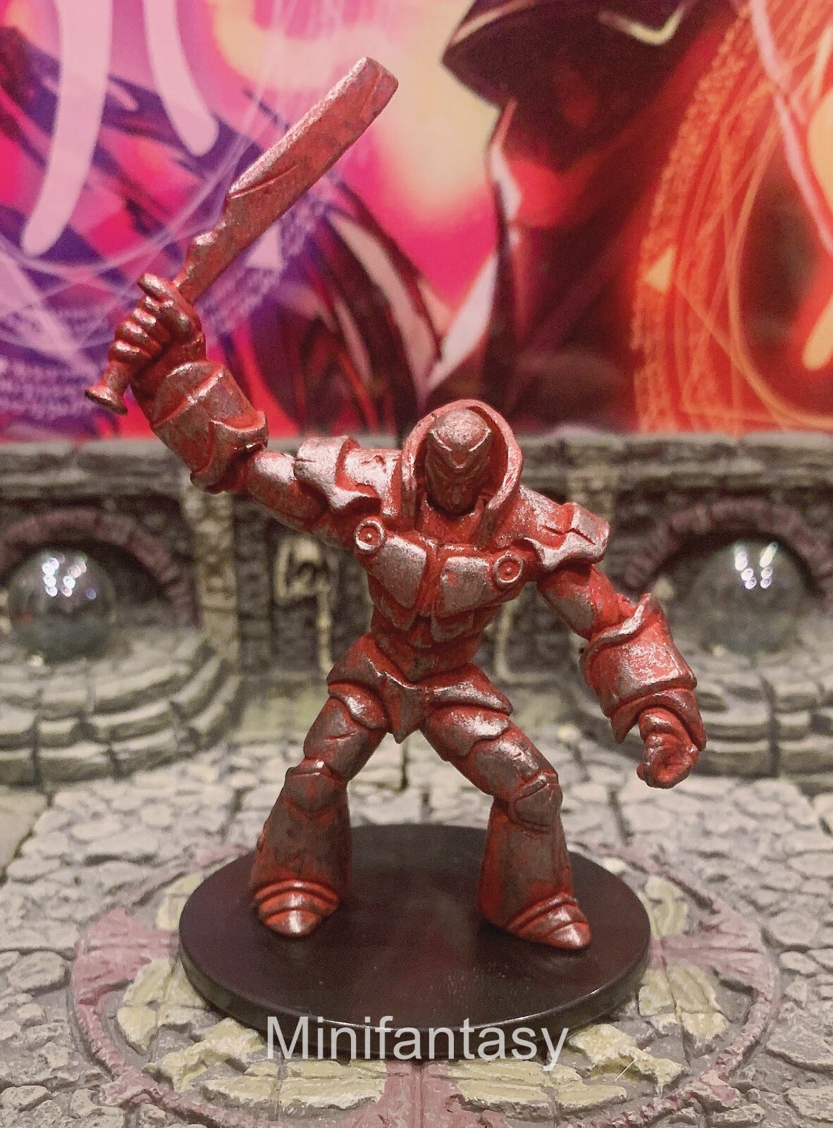 Iron Golem D&D Miniature Dungeons Dragons Adamantine Construct Steel Guardian 28