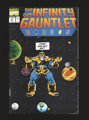 Infinity Gauntlet # 4 - Thanos story by Starlin NM- Cond.