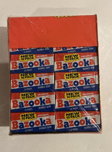 アンティーク缶　ヴィンテージ缶 ⑧ Bazooka BUBBLE GUM Topps Bazooka Bubble Gum Tin Can バズーカ ビンテージ ブリキ