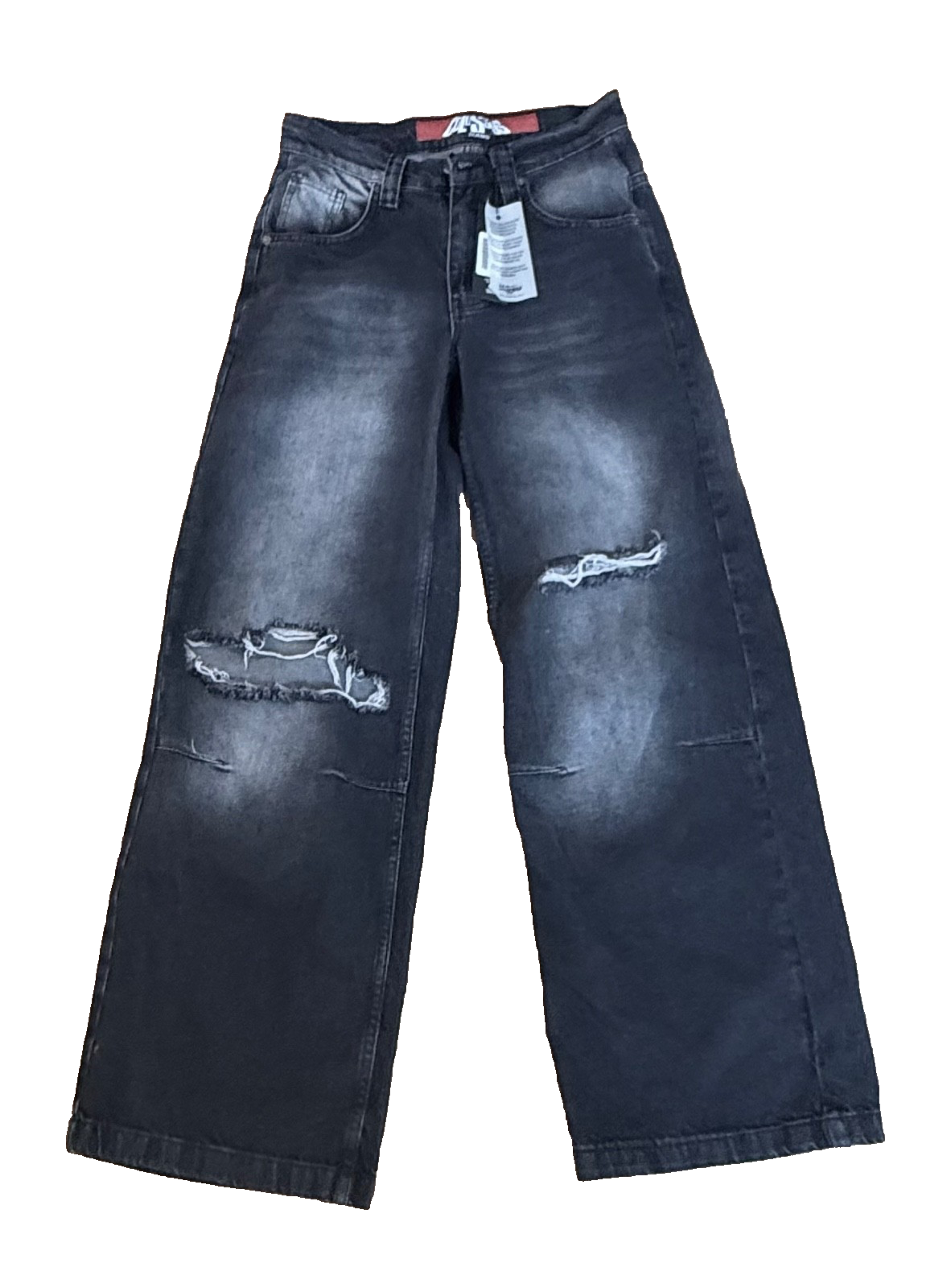 NWT Jaded London Ripped Colossus Baggy Jeans W26 Washed