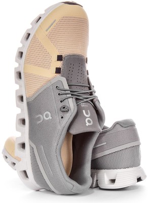 Pre-owned On Running Cloud 5 Reflective Shell Sole Cloudtec Mens Sneaker Grey Us 6 - 13