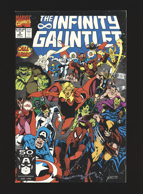 Infinity Gauntlet # 3 - Thanos story by Starlin, 1st Terraxia NM- Cond.