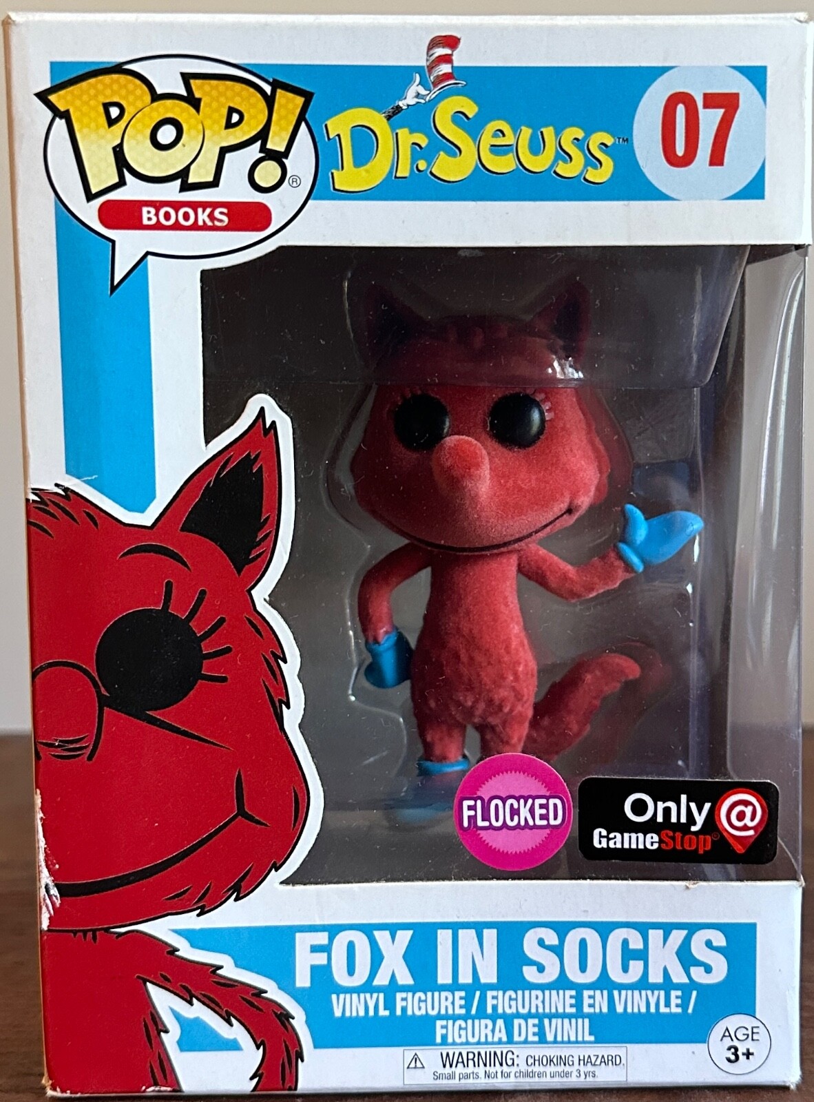 07 Books Dr. Seuss Vinyl Figure Flocked Game Stop New