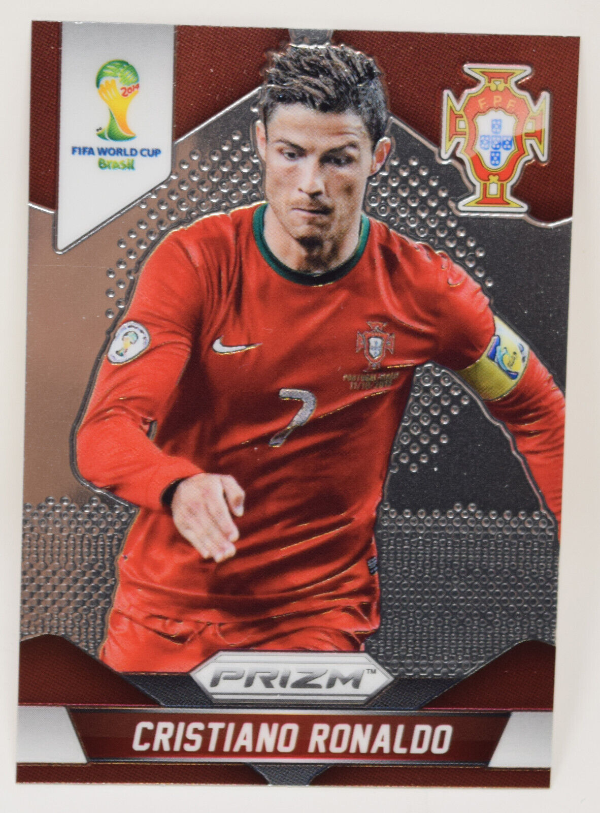 Cristiano Ronaldo Panini Prizm 2014 Soccer Card World Cup Cristiano Ronaldo Panini Prizm 2014 Soccer Card World Cup