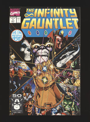 Infinity Gauntlet # 1 - Thanos story by Starlin NM- Cond.